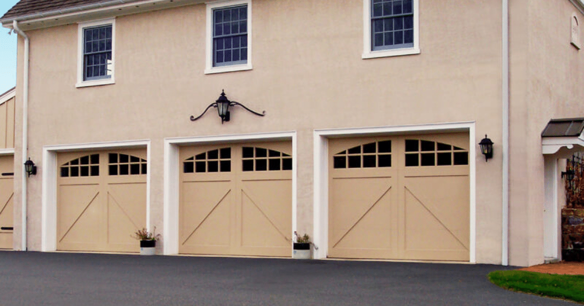 swing open garage door