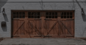 wooden garage door panels