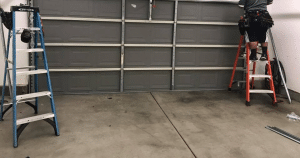 how do you adjust a garage door