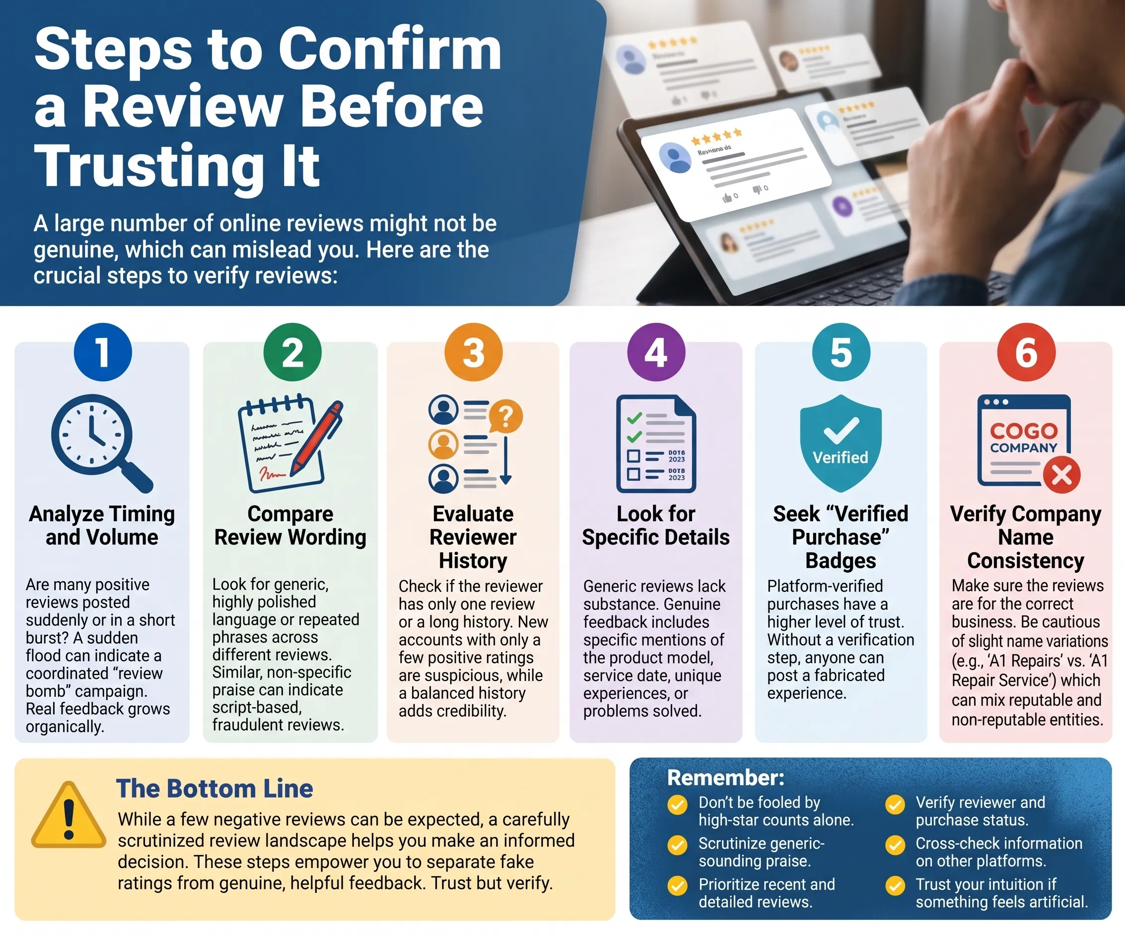 Steps to Confirm a Review Before Trusting It