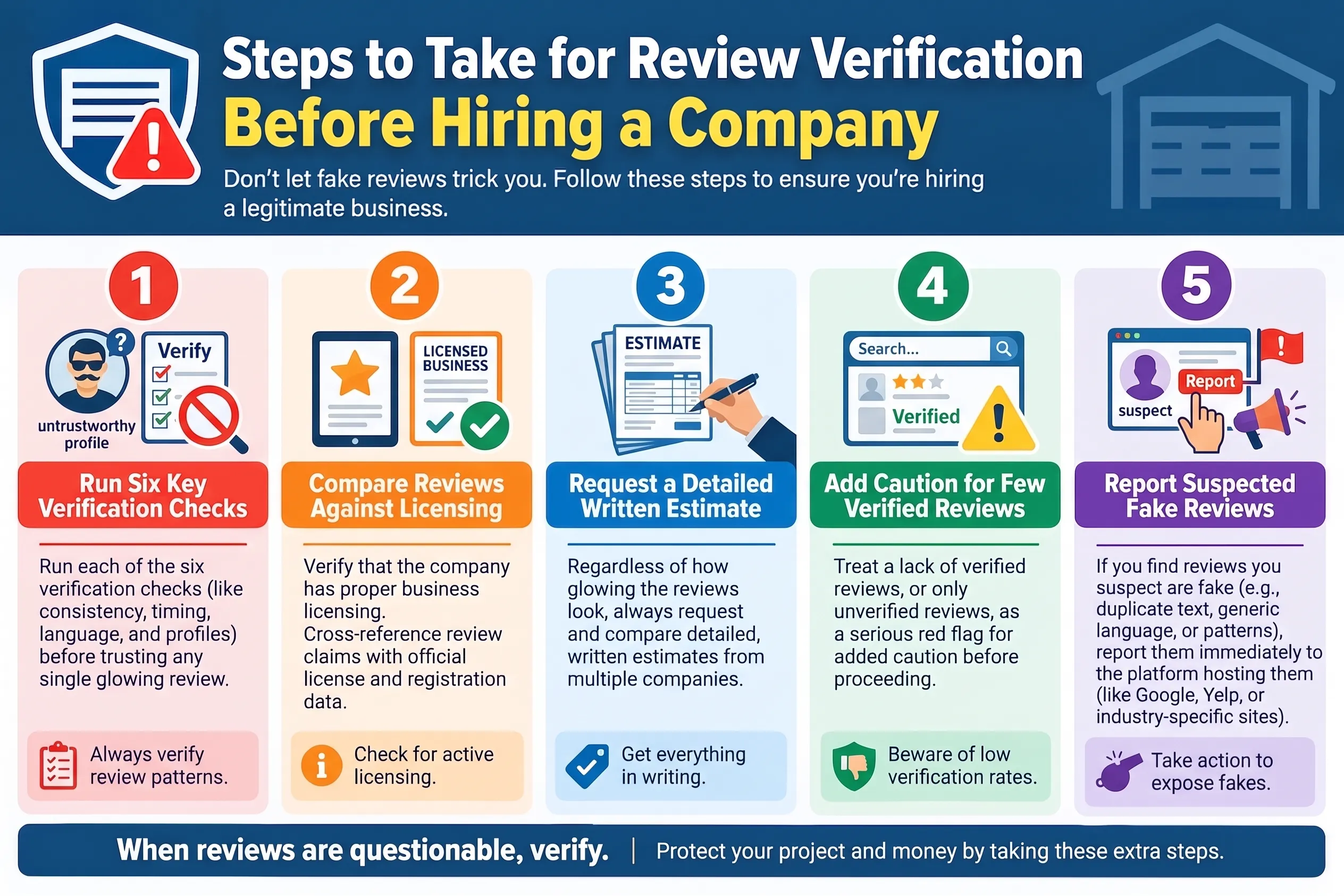 Applying Review Verification Before Hiring a Company