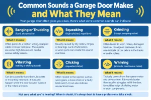 Common Sounds a Garage Door Makes and What They Mean